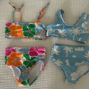 Lot of 2 cotton bikinis size 4